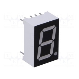 10 pcs : OPD-S5621LR-BW - Display: LED, 7-segment, 14.2mm, 0.56', No.char: 1, red, 35mcd
