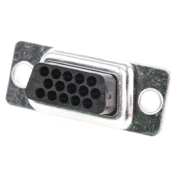1 pcs - RS PRO 15 Way Cable Mount D-sub Connector Socket, 2.29mm Pitch