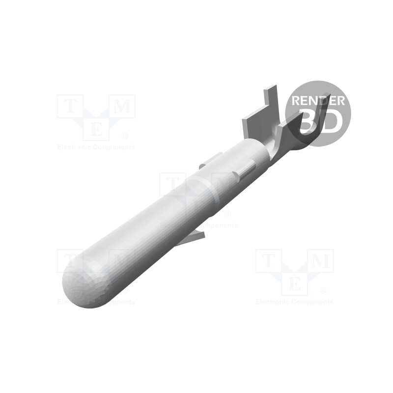 10 pcs : 163305-4 - Contact, male, phosphor bronze, tinned, 0.5÷1mm2, bulk, crimped