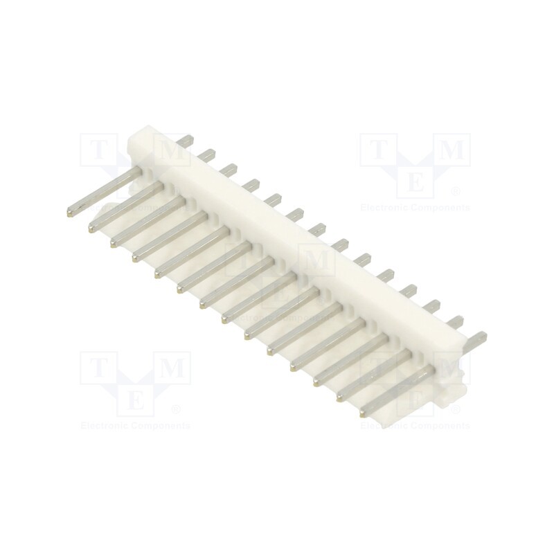 10 pcs : 1-640456-4 - Socket, wire-board, male, PIN: 14, 2.54mm, THT, MTA-100, tinned