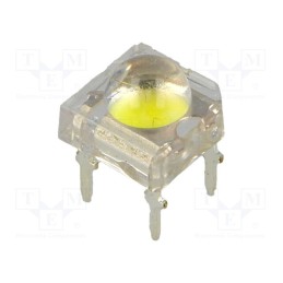 10 pcs : OSW4G4Z2C1P - LED Super Flux, 7.62x7.62mm, white cold, 28÷30lm, 120°, 20mA
