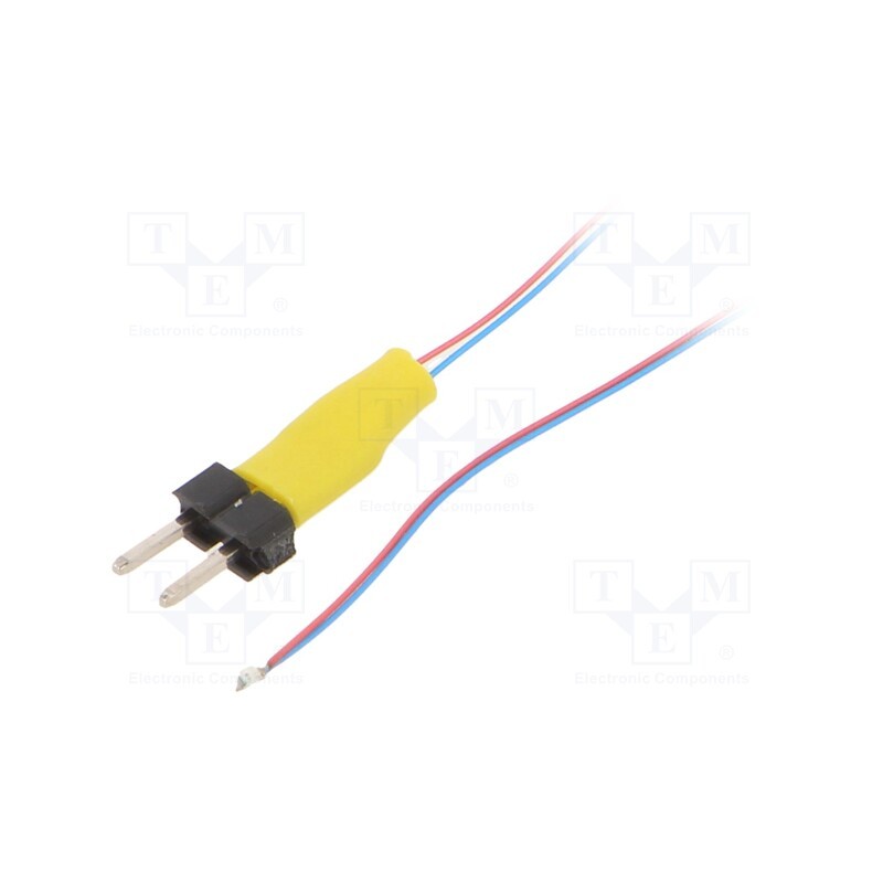 10 pcs : OSY50402C1C-WC30 - LED, yellow, 120°, No.of diodes: 1, 585÷595nm, 5mA, 15÷20mcd
