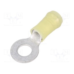 10 pcs : 165028 - Tip: ring, M6, Ø: 6.3mm, 2.62÷6.64mm2, crimped, for cable, insulated