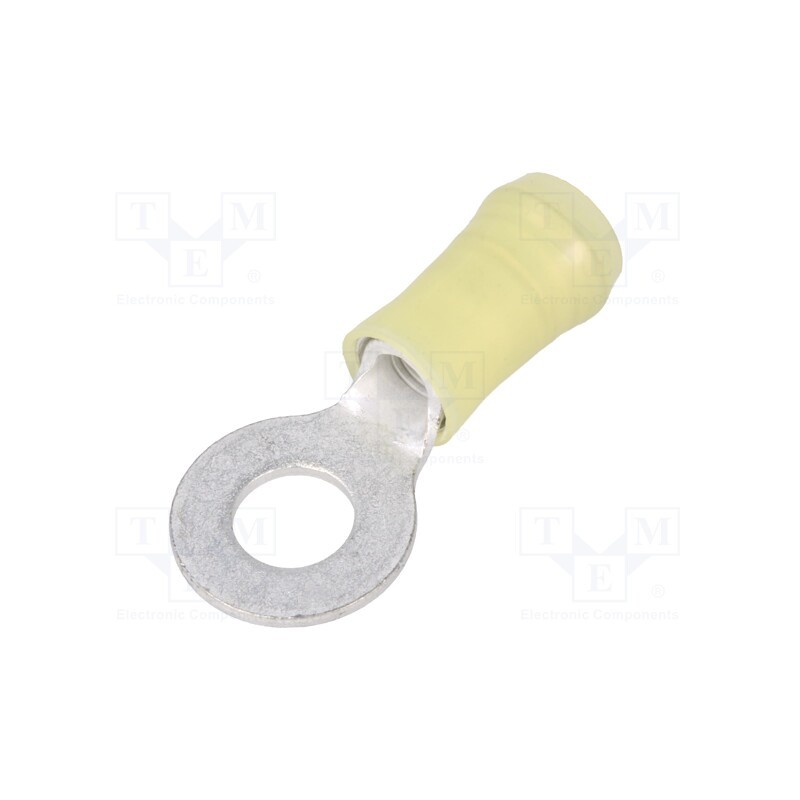 10 pcs : 165028 - Tip: ring, M6, Ø: 6.3mm, 2.62÷6.64mm2, crimped, for cable, insulated