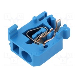 10 pcs : 1650360000 ZVL 1.5 BL - Splice terminal: rail, 1.5mm2, ways: 1, terminals: 1, blue, wemid