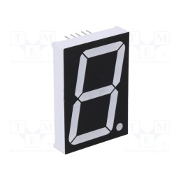 10 pcs : LSD150BAG-101-01 - Display: LED, 7-segment, 38.1mm, 1.5', No.char: 1, green, 8.6mcd