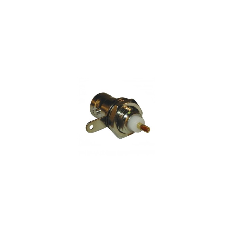 2 pcs - Amphenol RF BNC Series, jack Panel Mount BNC Connector, 50Ω, Solder Termination, Straight Body