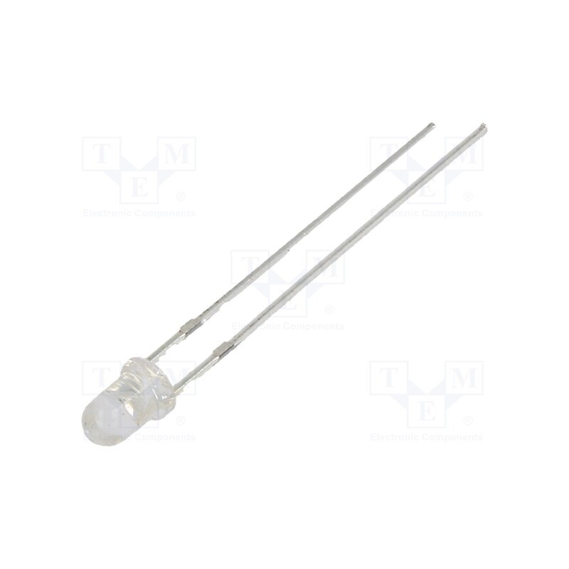 10 pcs : OSV1YL3131A - LED, UV, 30°, 20mA, P: 114mW, 360÷370nm, 3÷3.8VDC, THT