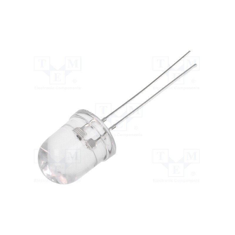 10 pcs : OST1MCA131A - LED, 10mm, RGB, blinking,tricolour, 30°, 3.8÷5V, 20mA, Front: convex