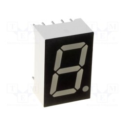 10 pcs : OPD-S5620SR-BW - Display: LED, 7-segment, 14.2mm, 0.56', No.char: 1, red, 15mcd, anode