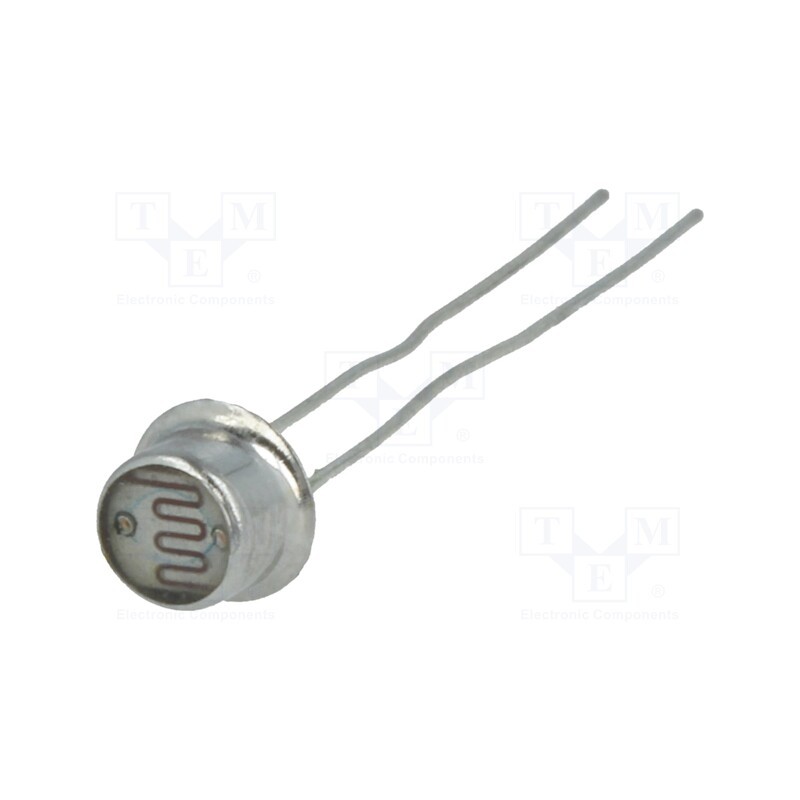 10 pcs : PGM5516-MP - Photoresistor, 90mW, 5÷10kΩ, 540nm, THT, 100VDC, ØLED: 5.5mm