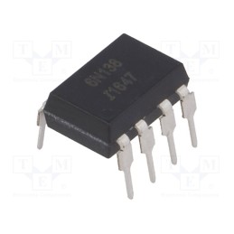 10 pcs : 6N138 - Optocoupler, THT, Ch: 1, OUT: Darlington, CTR@If: 300-1600%@1.6mA