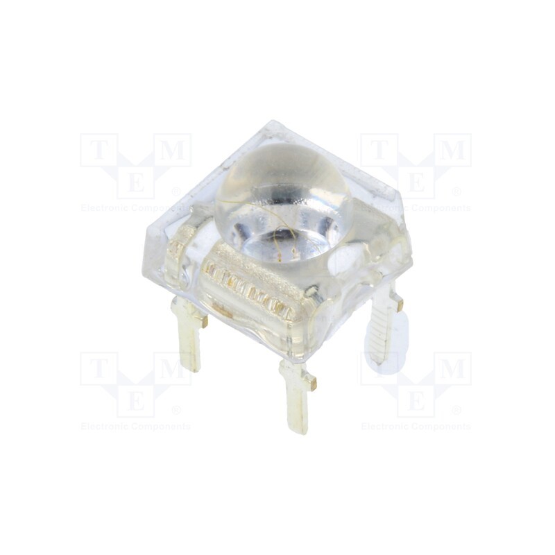 10 pcs : OSG59LZ281P - LED Super Flux, oval, 7.62x7.62mm, green, 10000÷12000mcd, 80°