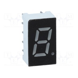 10 pcs : OPD-S3011G-BW - Display: LED, 7-segment, 7.62mm, 0.3', No.char: 1, green, 5mcd