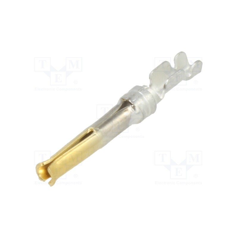10 pcs : 166292-1 - Contact, female, copper alloy, gold-plated, 0.08÷0.22mm2, crimped
