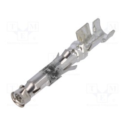 10 pcs : 1-66360-2 - Contact, female, 16, brass, tinned, 0.8÷2mm2, 18AWG÷14AWG, bulk