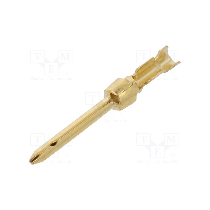 20 pcs : 1-66507-0 - Contact, male, 20, brass, gold-plated, 0.08÷0.2mm2, 28AWG÷24AWG