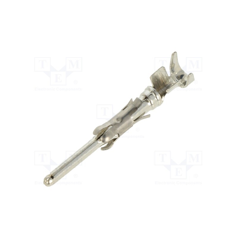 10 pcs : 1-66602-0 - Contact, male, 16, brass, tinned, TYPE III+, bulk, crimped, 13A