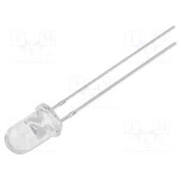 10 pcs : OSPK5111A-LM - LED, 5mm, pink, 1560mcd, 15°, Front: convex, 2.9÷3.6V, No.of term: 2