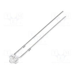 10 pcs : OS5YPM7331A - LED, 1.8mm, yellow, 3000÷4000mcd, 30°, Front: convex, 1.8÷2.6V