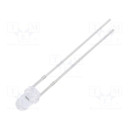 10 pcs : NTE30051 - Phototransistor, 3mm, λp max: 900nm, 30V, 20°, Lens: transparent