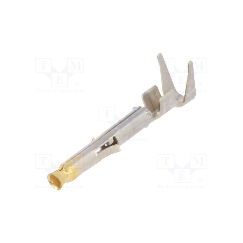 10 pcs : 170366-3 - Contact, female, brass, selectively gold plated, 0.3÷0.8mm2, bulk