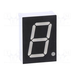 10 pcs : OPD-S8023LE-BW - Display: LED, 7-segment, 20.4mm, 0.8', No.char: 1, red, 60mcd
