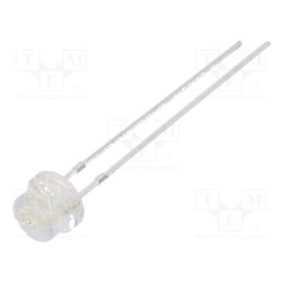 10 pcs : OSV1YL56A1A - LED, UV, 100°, 20mA, P: 114mW, 360÷370nm, 3÷3.8VDC, THT