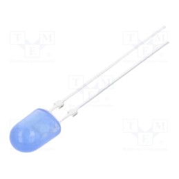 10 pcs : OSB56A5HA4D-1-PQ - LED, oval, 5.1x4.3mm, blue, 4200÷5800mcd, 100/40°, Front: convex