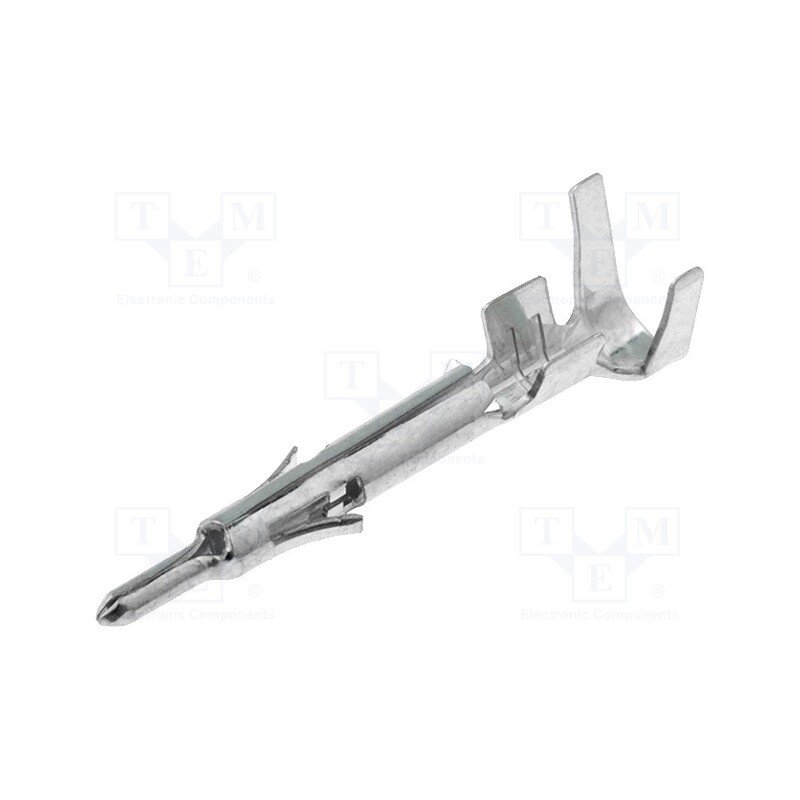 50 pcs : 171638-1 - Contact, male, brass, tinned, 0.5÷1.2mm2, 20AWG÷16AWG, bulk, 7A