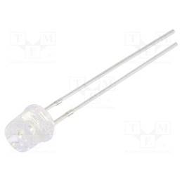 10 pcs : OSO5PA57E1A-1MA - LED, 5mm, orange, 68÷100mcd, 140°, Front: flat, 1.8÷2.2V, -30÷85°C