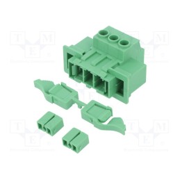 3 pcs : 1716519 - Pluggable terminal block, 7.62mm, ways: 3, straight, socket, male
