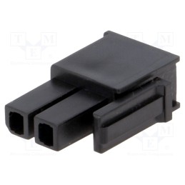 10 pcs : 1716920102 - Plug, wire-wire/PCB, female, Mega-Fit, 5.7mm, PIN: 2, UL94V-0, 23A