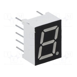 10 pcs : OPD-S3912UPG-BW - Display: LED, 7-segment, 9.9mm, 0.39', No.char: 1, green, 140mcd