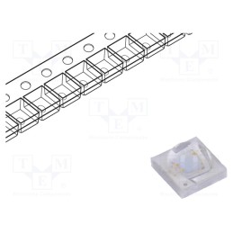 10 pcs : HL-C3535F26B3GA-ZW - LED, convex, 3.45x3.45x2.15mm, Pmax: 3W, P opt: 870÷920mW