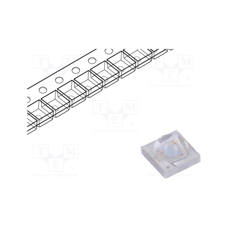 10 pcs : HL-C3535F26B3GA-ZW - LED, convex, 3.45x3.45x2.15mm, Pmax: 3W, P opt: 870÷920mW