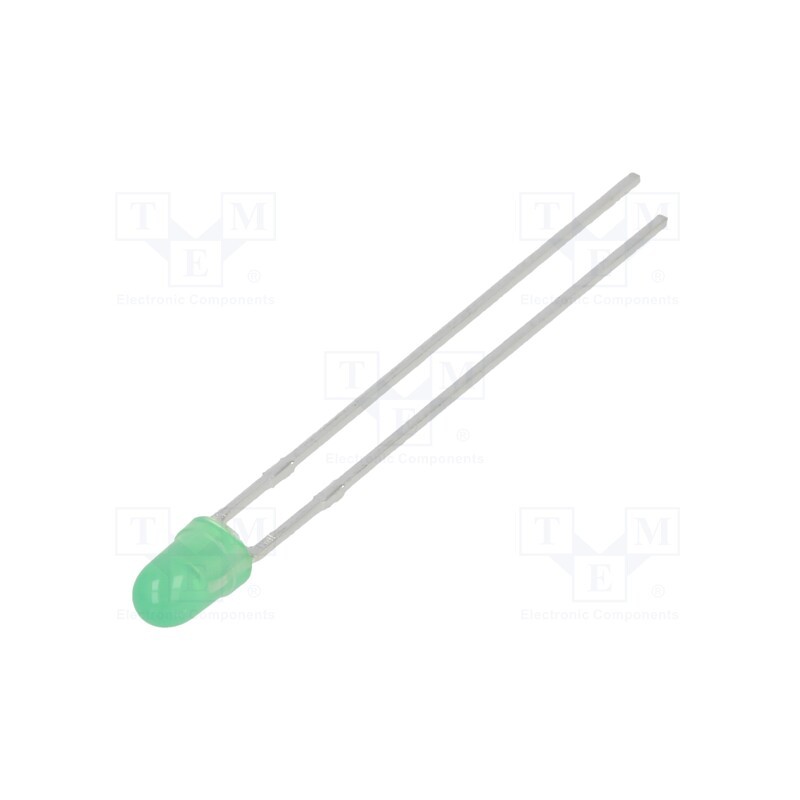 10 pcs : SSL-LX3044SUGD - LED, 2.9mm, green, 180mcd, 40°, Front: convex, 2.1÷2.5V, -40÷85°C