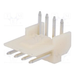 10 pcs : 171826-4 - Socket, wire-board, male, EI, 2.5mm, PIN: 4, THT, on PCBs, 2A, tinned