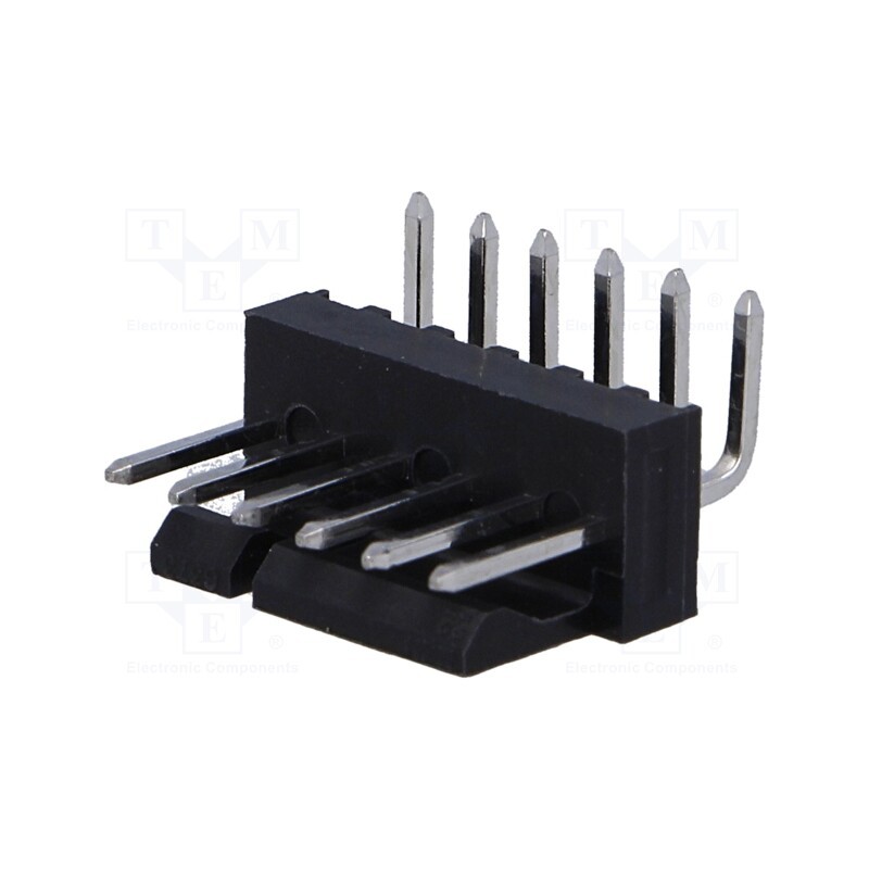 10 pcs : 1718570006 - Socket, wire-board, male, KK 254, 2.54mm, PIN: 6, snapped-in, THT