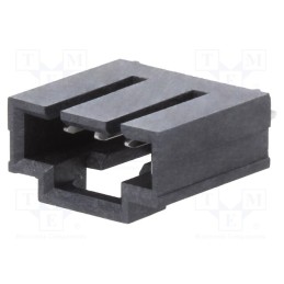 10 pcs : 1719710004 - Socket, wire-board, male, SL, 2.54mm, PIN: 4, THT, tinned, straight