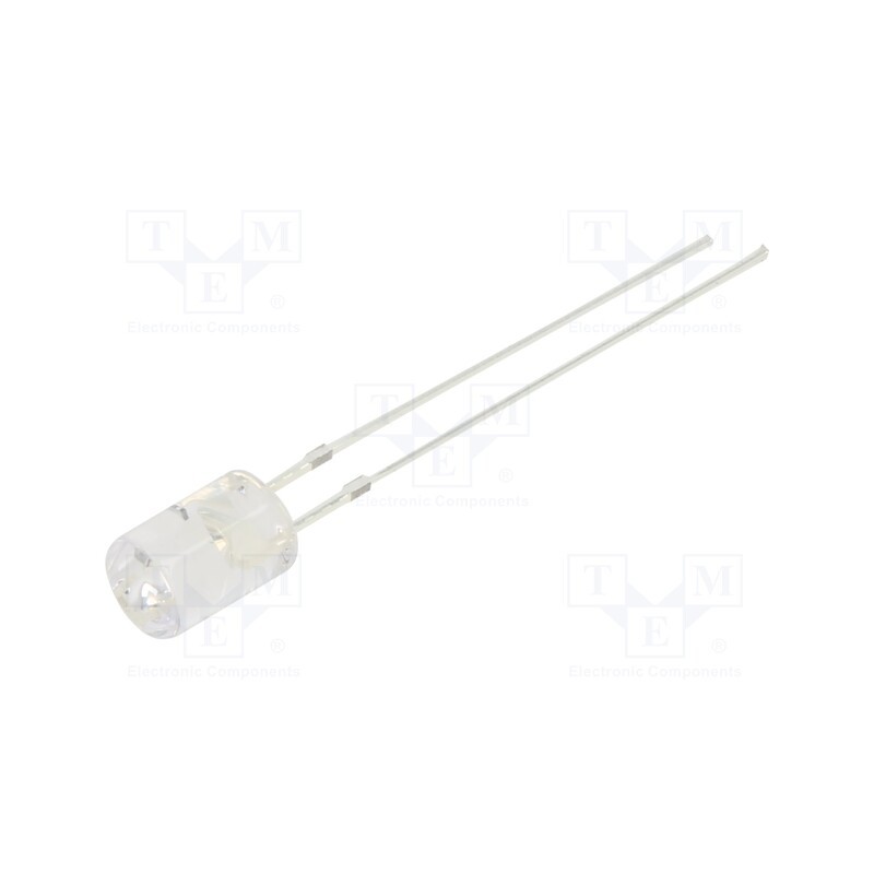 10 pcs : OSY5PA5GA1B-CRLED14 - CRLED, 5mm, yellow, 1000mcd, 100°, Front: flat, 5.5÷20V, -30÷85°C