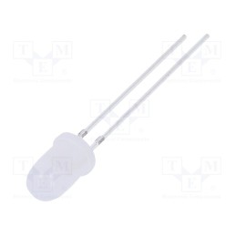 10 pcs : OSB56A5A32A-0.5 - LED, 5mm, blue, 8400÷10000mcd, 30°, Front: convex, 2.9÷3.6V, 108mW