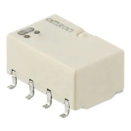 1 pcs - Omron Surface Mount Signal Relay, 3V dc Coil, 1A Switching Current, DPDT