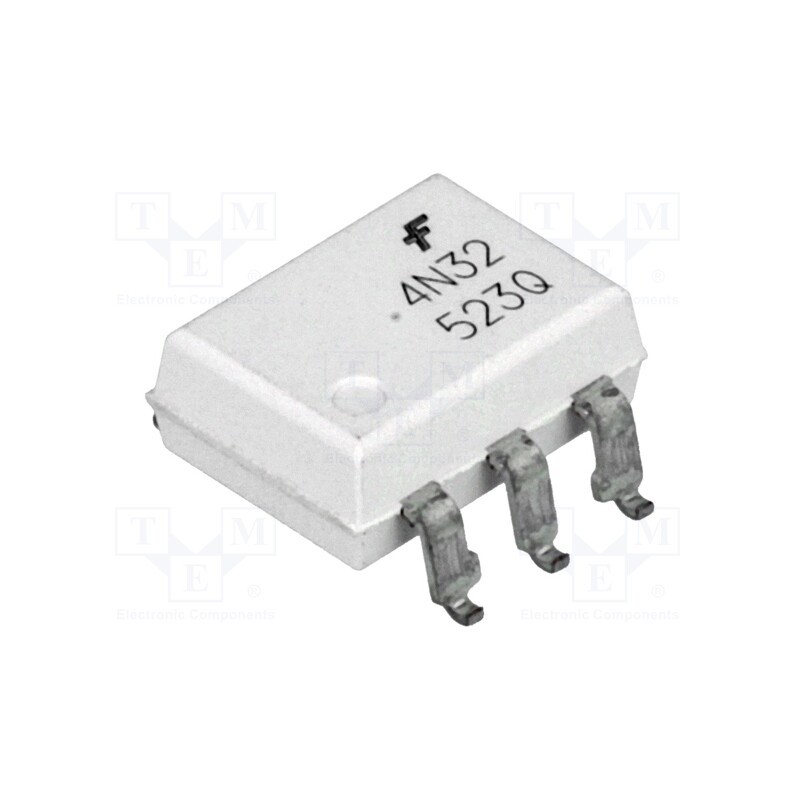10 pcs : 4N32SM - Optocoupler, SMD, Ch: 1, OUT: Darlington, Uinsul: 2.5kV, Uce: 30V