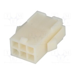 10 pcs : 172160-1 - Plug, wire-wire, male, Mini Universal MATE-N-LOK, 4.14mm, PIN: 6