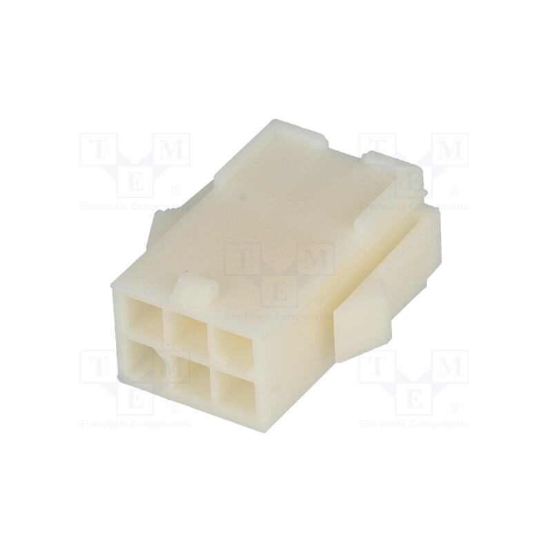 10 pcs : 172160-1 - Plug, wire-wire, male, Mini Universal MATE-N-LOK, 4.14mm, PIN: 6