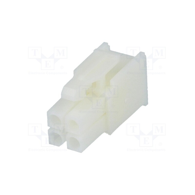 10 pcs : 172167-1 - Plug, wire-wire, female, Mini Universal MATE-N-LOK, 4.14mm, PIN: 4