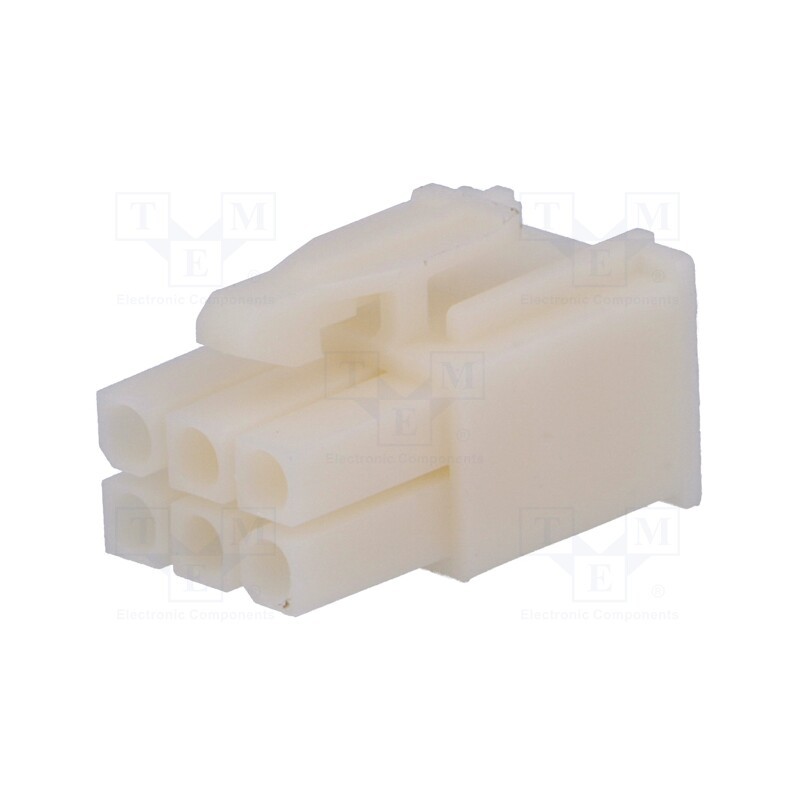 10 pcs : 172168-1 - Plug, wire-wire, female, Mini Universal MATE-N-LOK, 4.14mm, PIN: 6