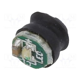 10 pcs : OSWM43-G5W - LED, green, 120°, No.of diodes: 1, Dim: Ø4.8mm, λd: 525nm, 20mA