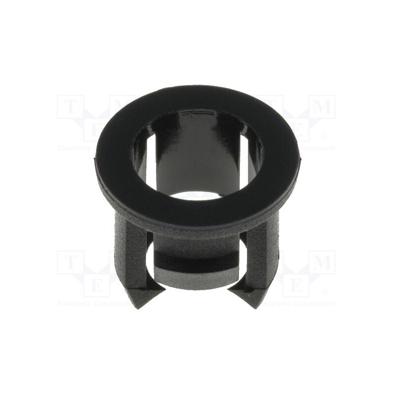20 pcs : 8310 - LED holder, 5mm, one-piece, Mat: polyamide